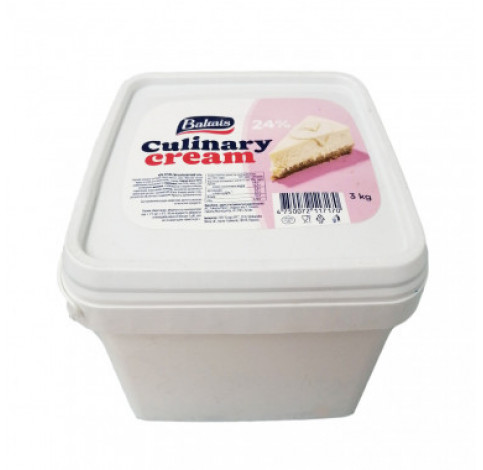 Крем-сир 24 % TM Baltais Culinary 3 кг Крем-сир 24 % TM Baltais Culinary 3 кг